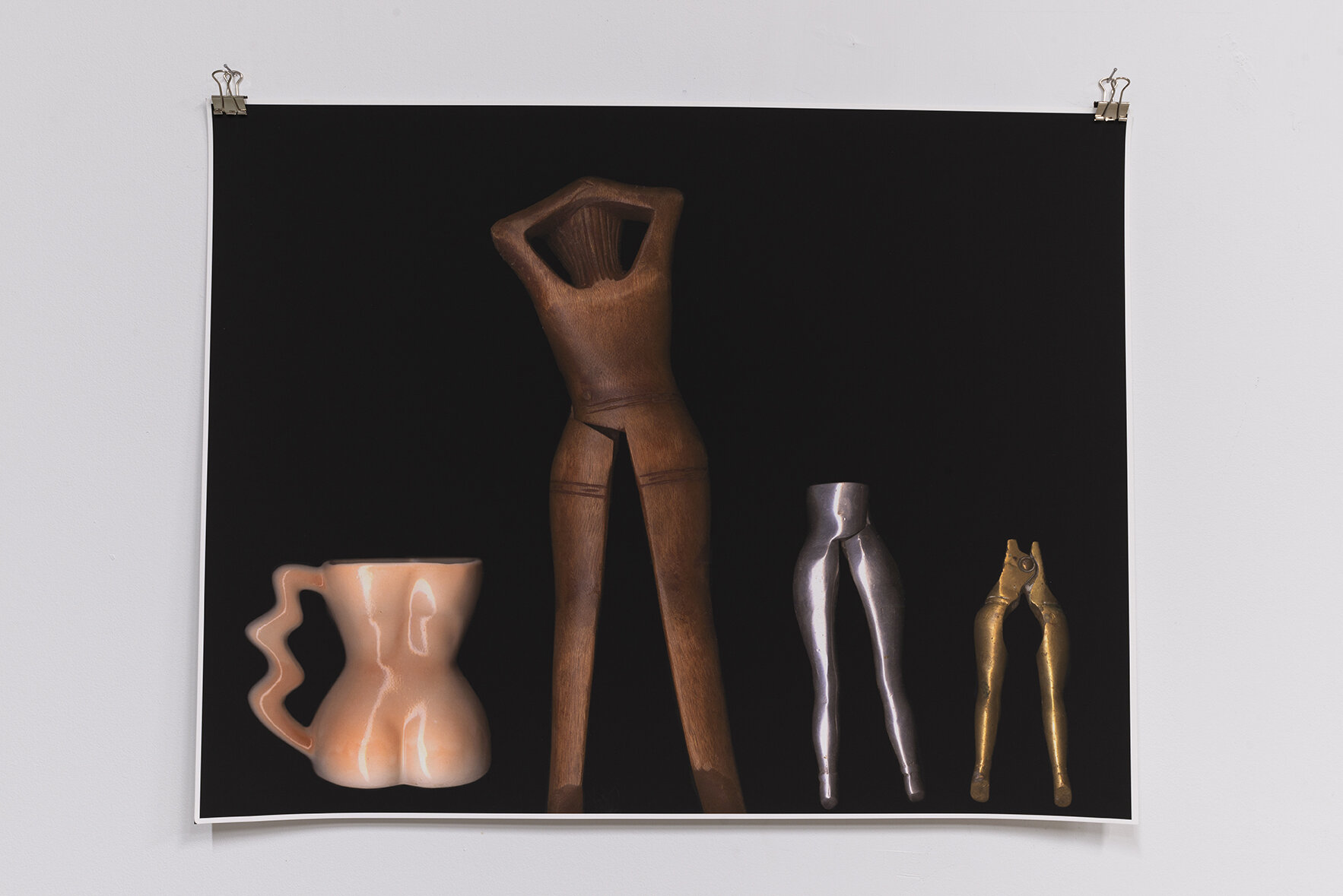 Portia Munson,
Nutcrackers and a Mug, 2019
Pigmented ink on rag paper
17 x 22 inches