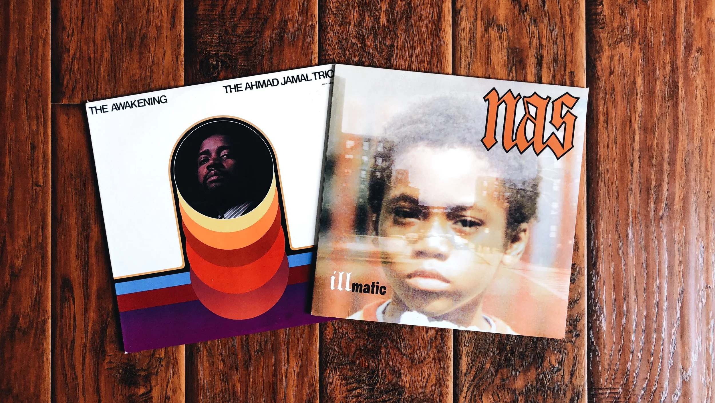 Pete Rock sampled Ahmad Jamal's "I Love Music" from "The Awakening" album for Nas' "The World Is Yours" on Illmatic.