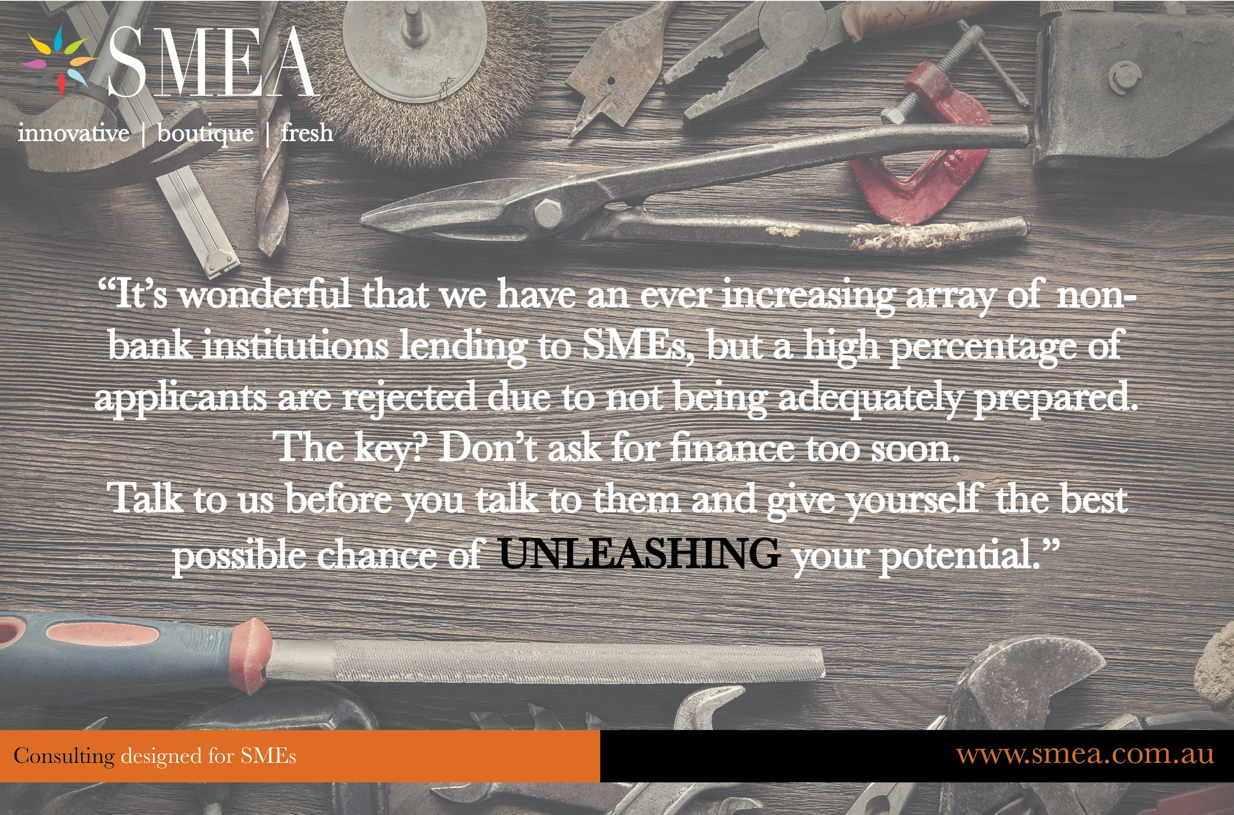 SMEs Need to Prepare for FinanceA recent Deloitte's report indicated 10% of SMEs seeking finance were rejected due to not being adequately prepared. 20% of SMEs didn't even apply because it was too difficult or felt it was way too time consuming.SME…