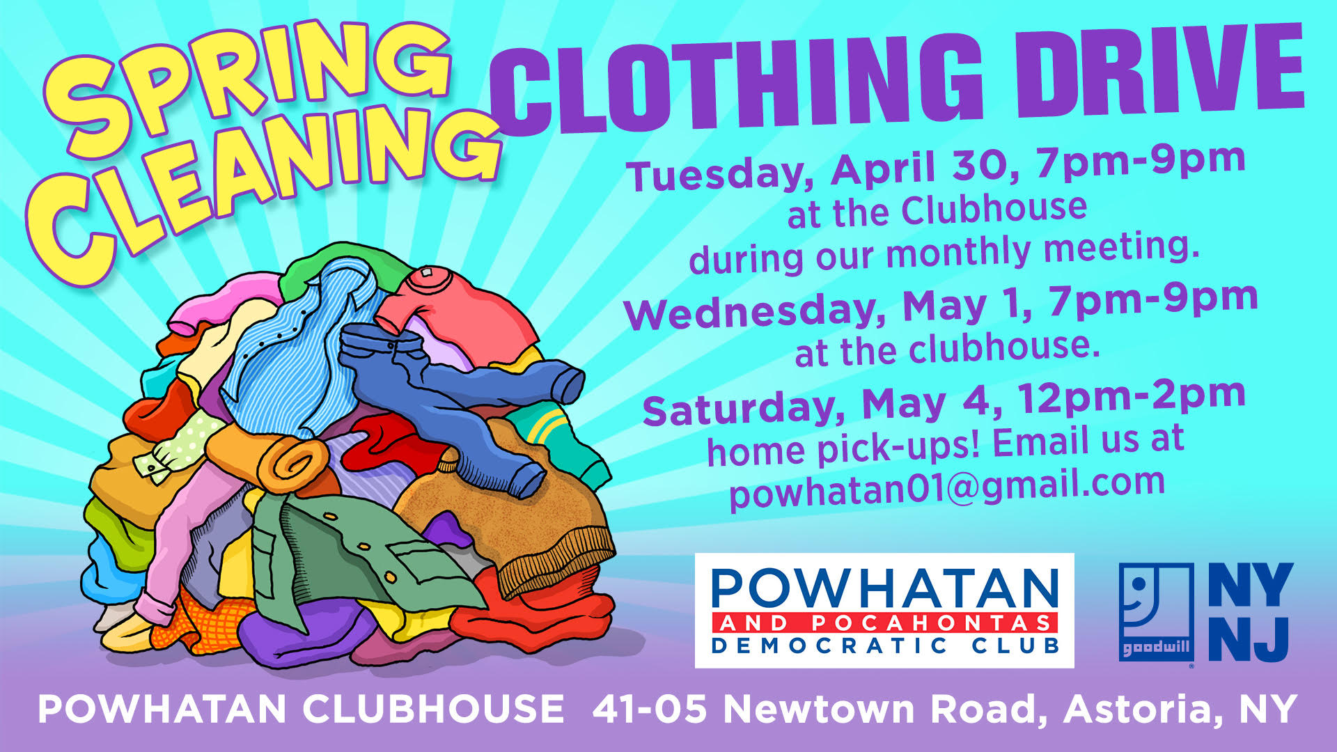 Spring Cleaning Clothing Drive