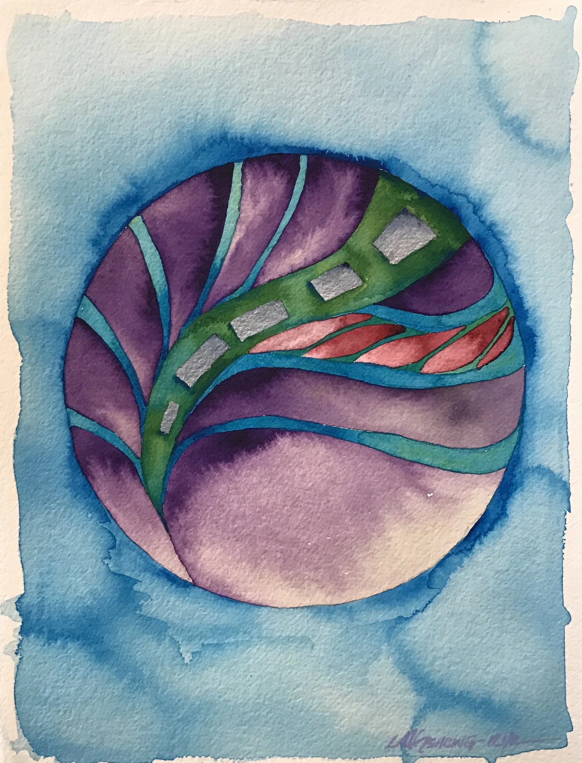 Big Blue Swirl 95-