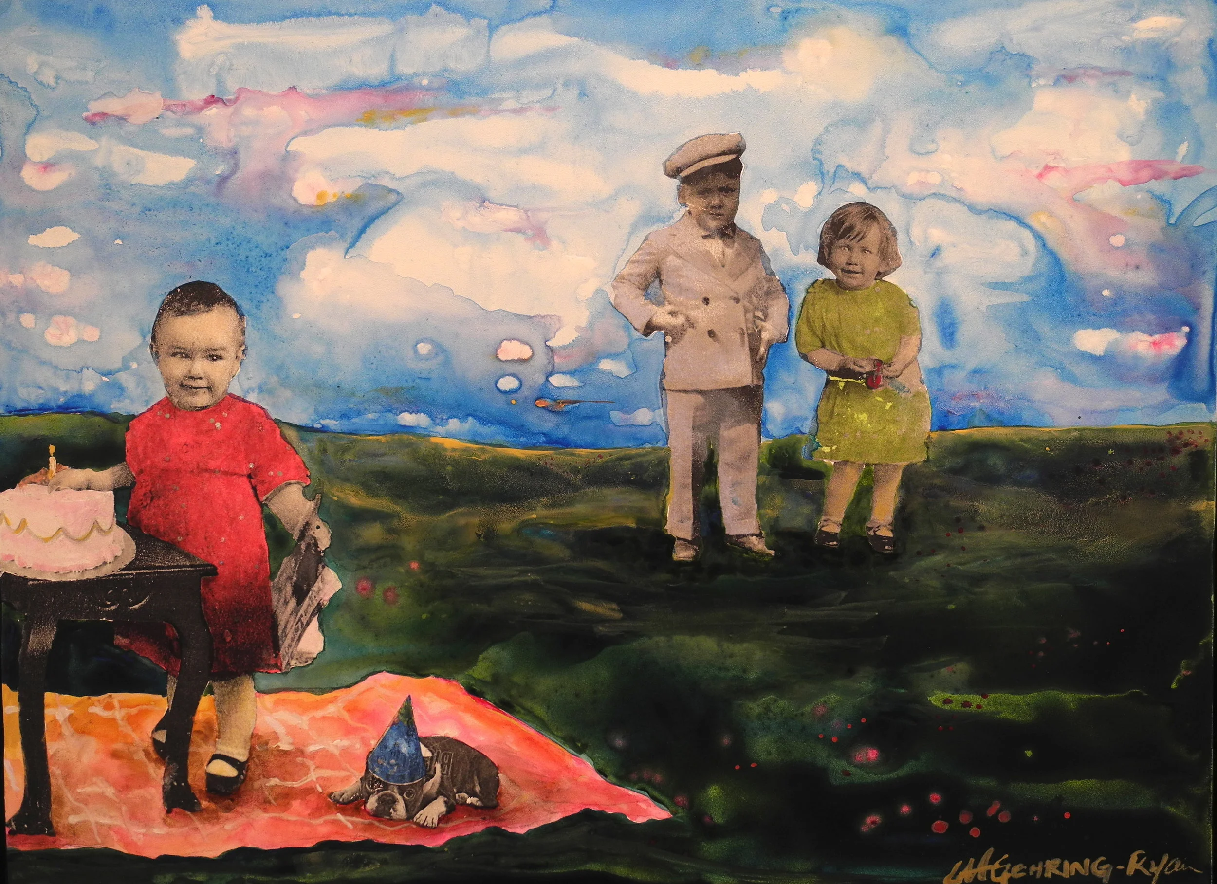 Lily's First Birthday - Sold