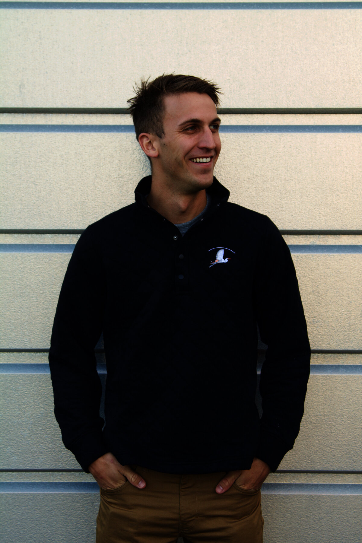 Quarter Snap Men's Quilted Pull-over