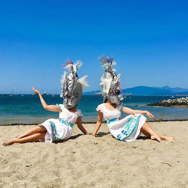 After a long but amazing weekend celebrating #VancouverPride, our #Luzia by @cirquedusoleil Fishies are taking a little R&amp;R before hitting up Calgary!
&bull;
&bull;
&bull;
&bull;
&bull;
#cirque #cirquedesoleil #beach #circus #clown  #dancer #stre
