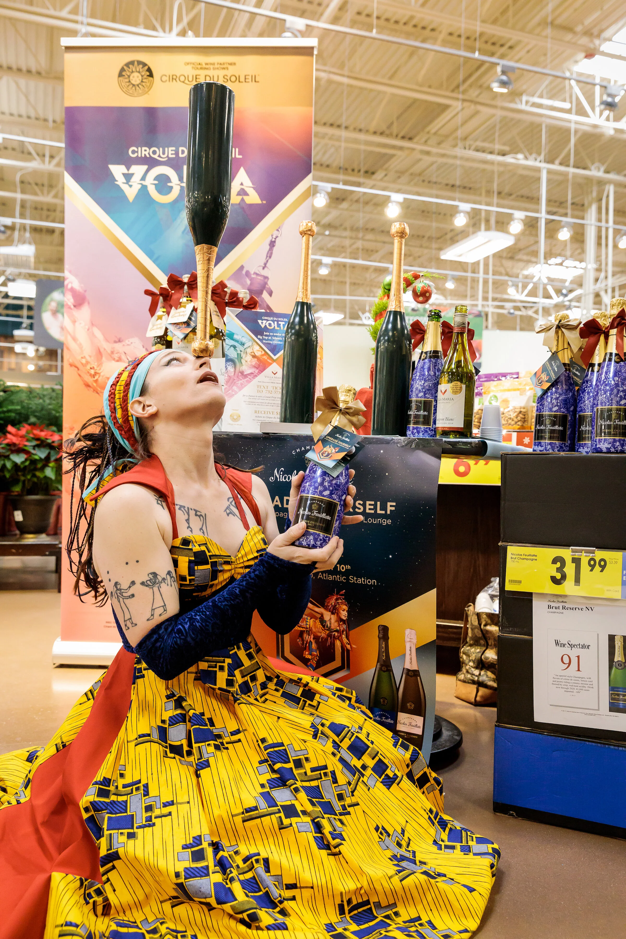 Champagne Nicolas Feuillatte Reserve brand activations w/ theatreMAMA