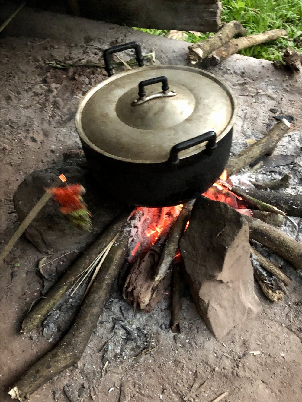 La popote sur le feu