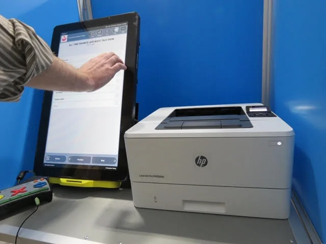 4. Assisted device is available for large print.