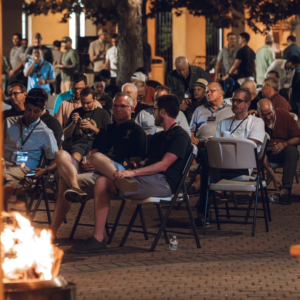 🔥 FIRESIDE CHAT TONIGHT 🔥 8-11pm 😎 Don't miss out on the ultimate guys night in the courtyard with drinks and cigars. Enjoy an evening of discussion, small groups, fellowship and of course, fire!! Open to all men, ages 18 and up.

LET US KNOW YOU 