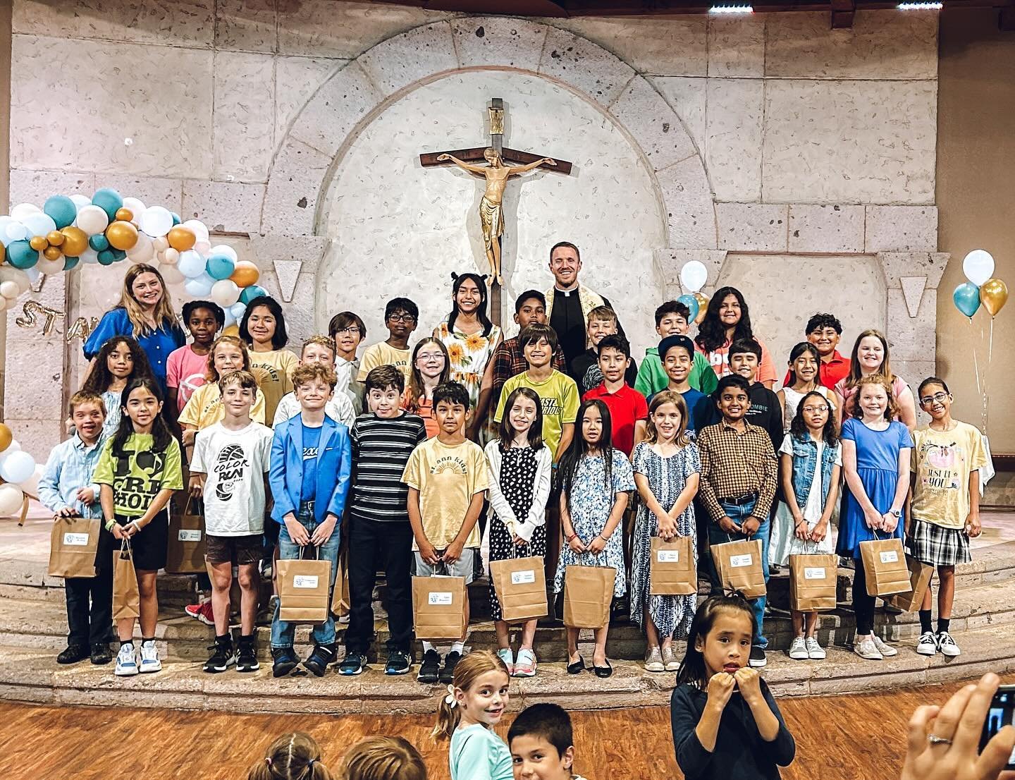 CELEBRATE 4th GRADERS!! 🥳 As the school year comes to an end, our St. Ann kids are leveling up to Middle School! Time surely flies! 👏🏼 Children&rsquo;s Ministry had their &ldquo;4th Grade Send Off&rdquo;, where they celebrated the students who are