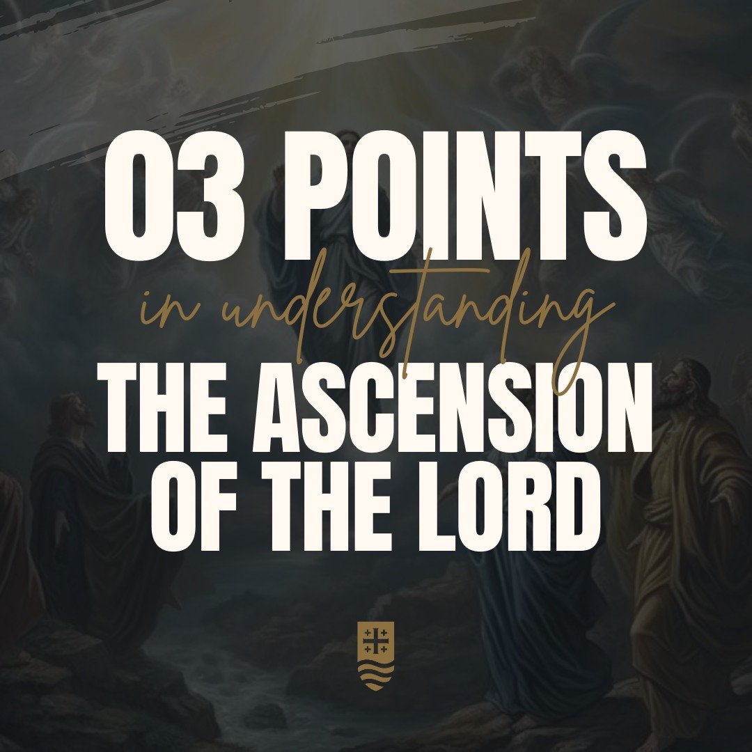 HOMILY NOTES | This past Sunday, Fr. Edwin gave three points for understanding the Ascension of the Lord: the PROMISE Jesus makes to us, the POWER of the Holy Spirit, the POTENTIAL Jesus has in us! 🙏