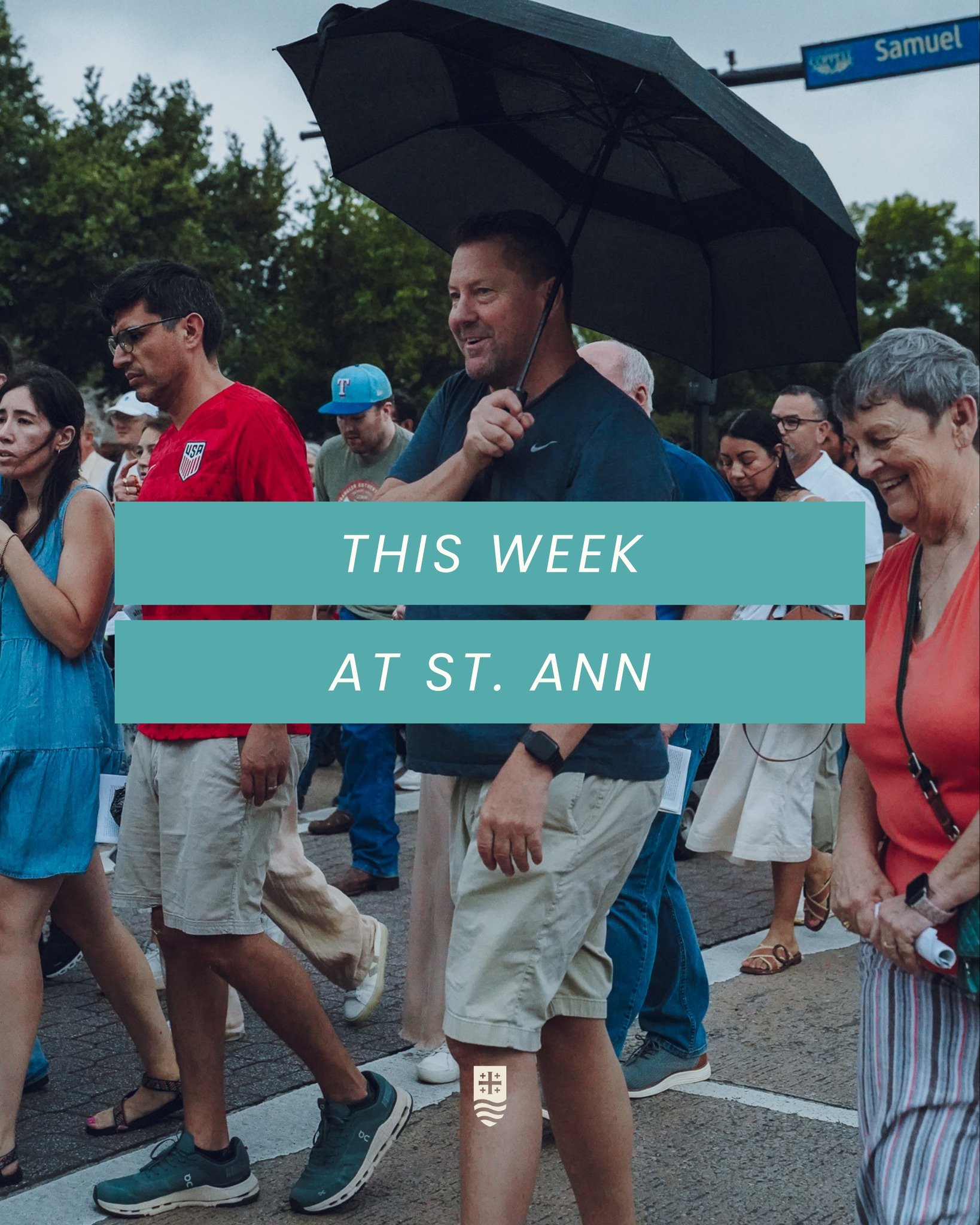 🗓 THIS WEEK AT ST. ANN 🗓

✔ Confessions Cancelled : Wednesday, June 10

✔ Join Alpha | Summer Course
🔗 stannparish.org/alpha
Starting Thursday, June 11 | Assisi Hall
Explore life&rsquo;s questions and the Christian faith freely in a friendly and i