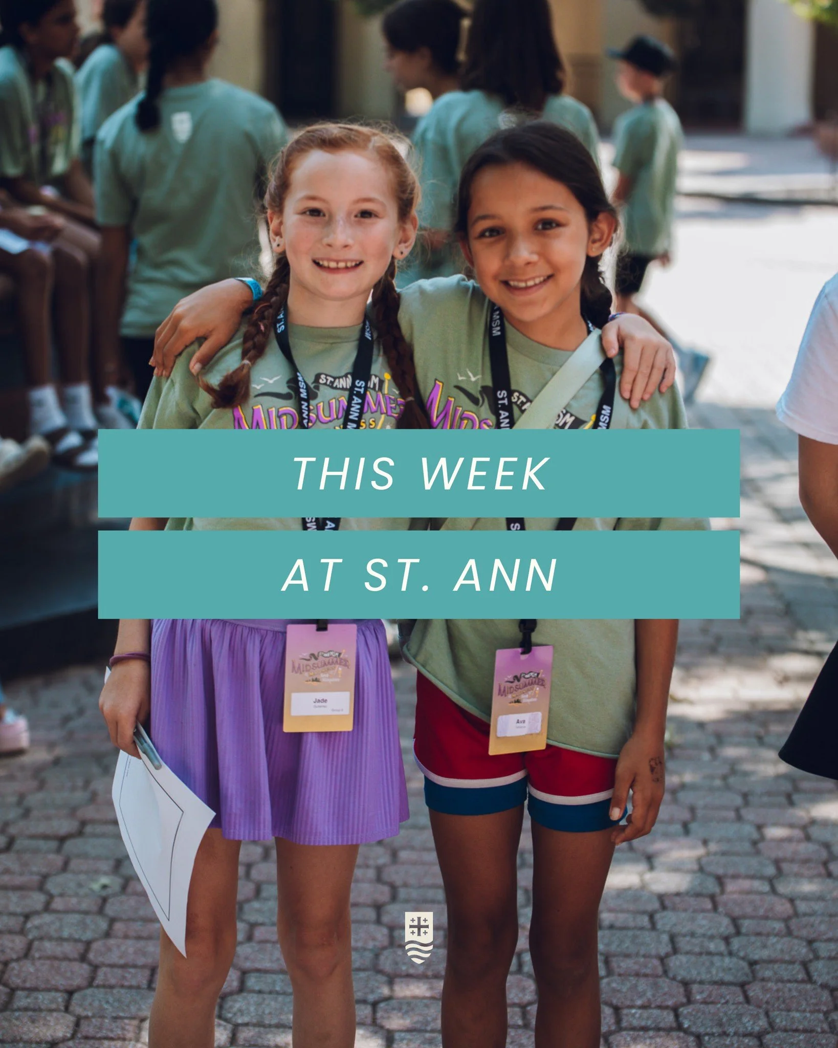 🗓 THIS WEEK AT ST. ANN 🗓

✔ Office Summer Hours
Monday through Thursday: 9-5 PM
Fridays: 9-12 PM until August 7

✔ Confessions cancelled: July 4, 18 &amp; 21

✔  SAYA Summer Sports Night
June 20 | 7&ndash;9 PM | Andy Brown West

✔ Transcend Church 