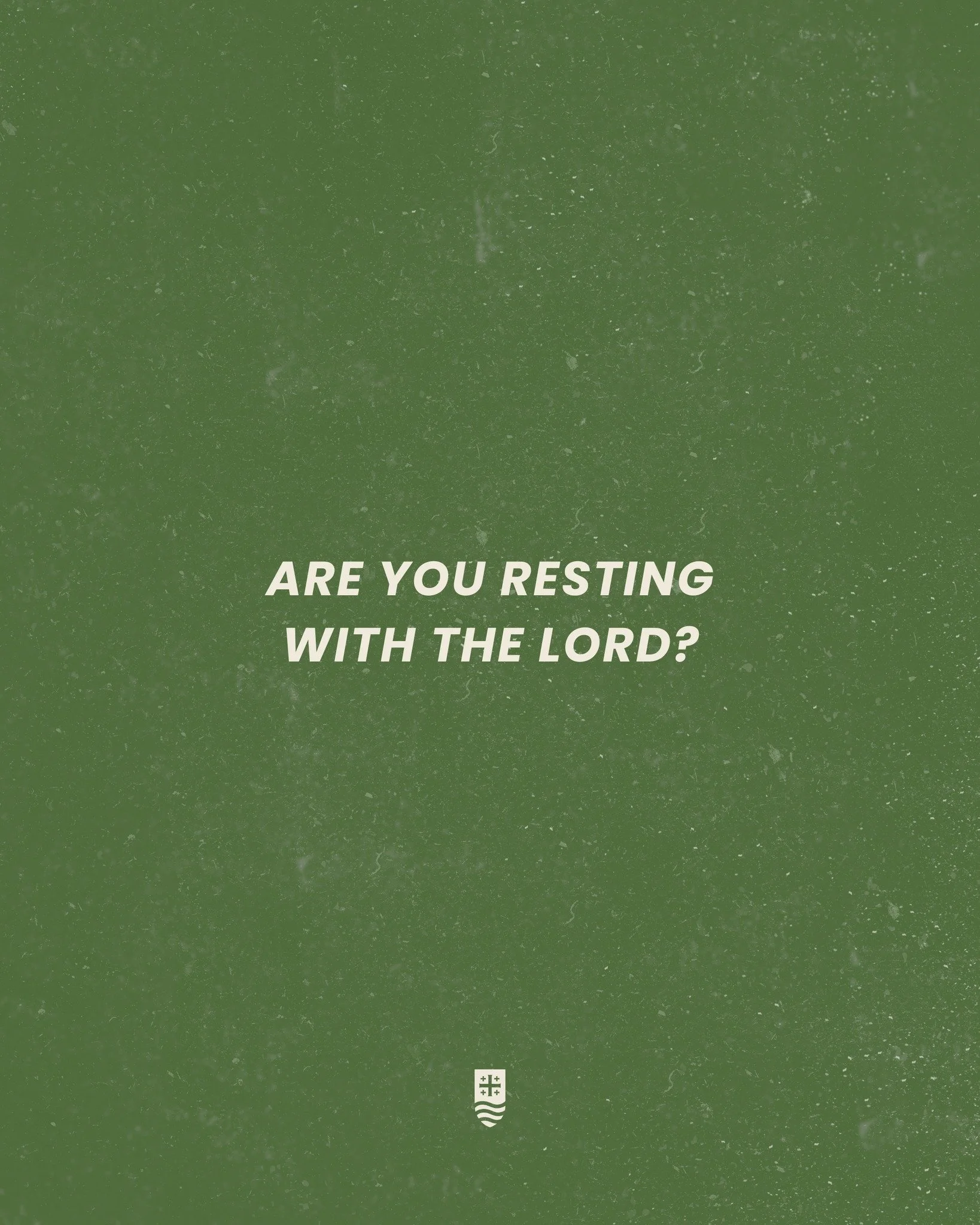 Before the busyness of life fills your calendar, ask yourself: Are you resting with the Lord? 🧐 Work. School. Kids. Practices. Errands. Meetings. There's always something demanding our attention. But if we never pause, we leave little room for God t