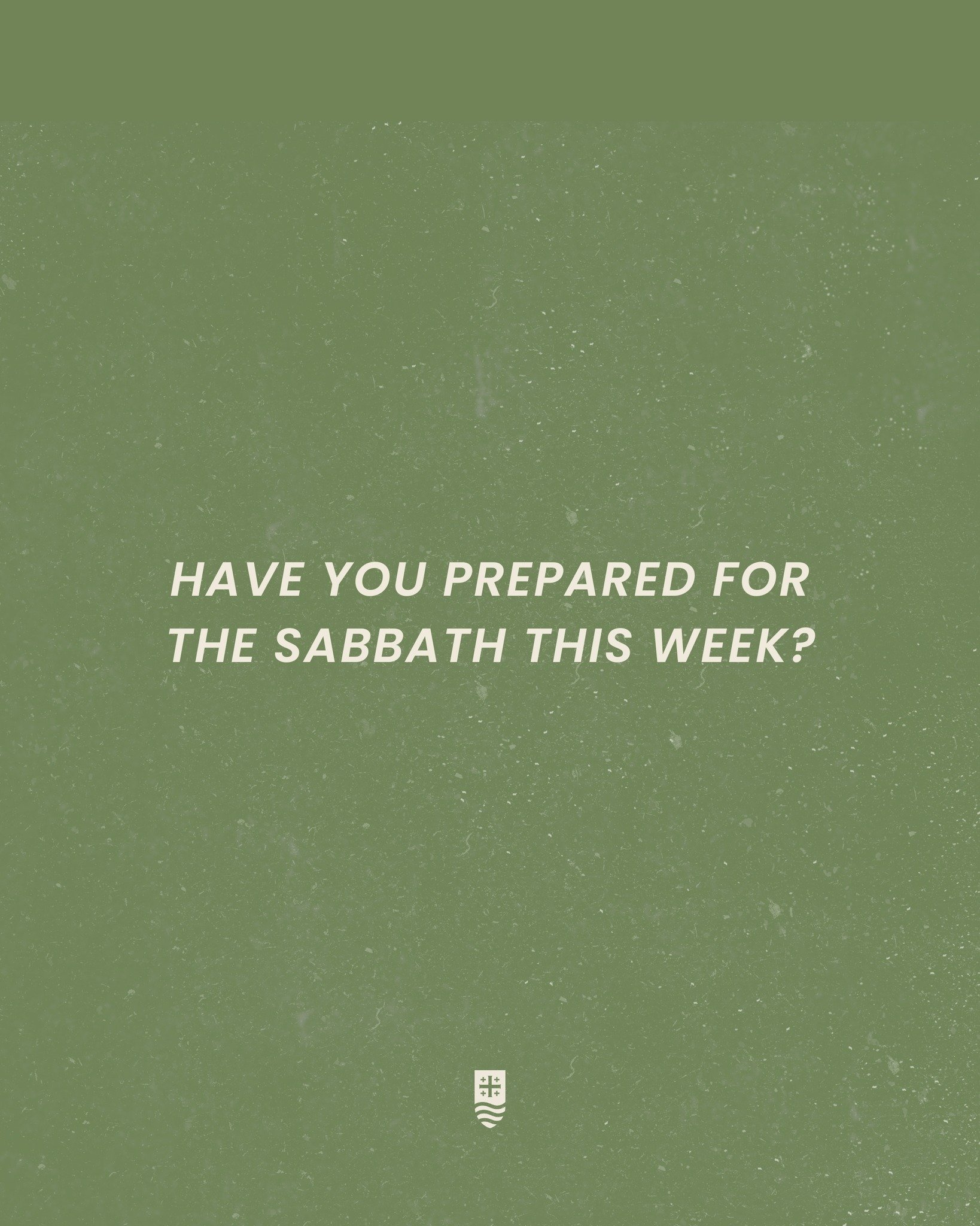 💡👀🙏 Sunday = Sabbath = The Lord's Day. Have you intentionally set this day apart for the Lord?

Make that effort to plan ahead and prepare to enter into REST! Come to Mass, spend quality time with family and friends, go for a walk, read a book... 