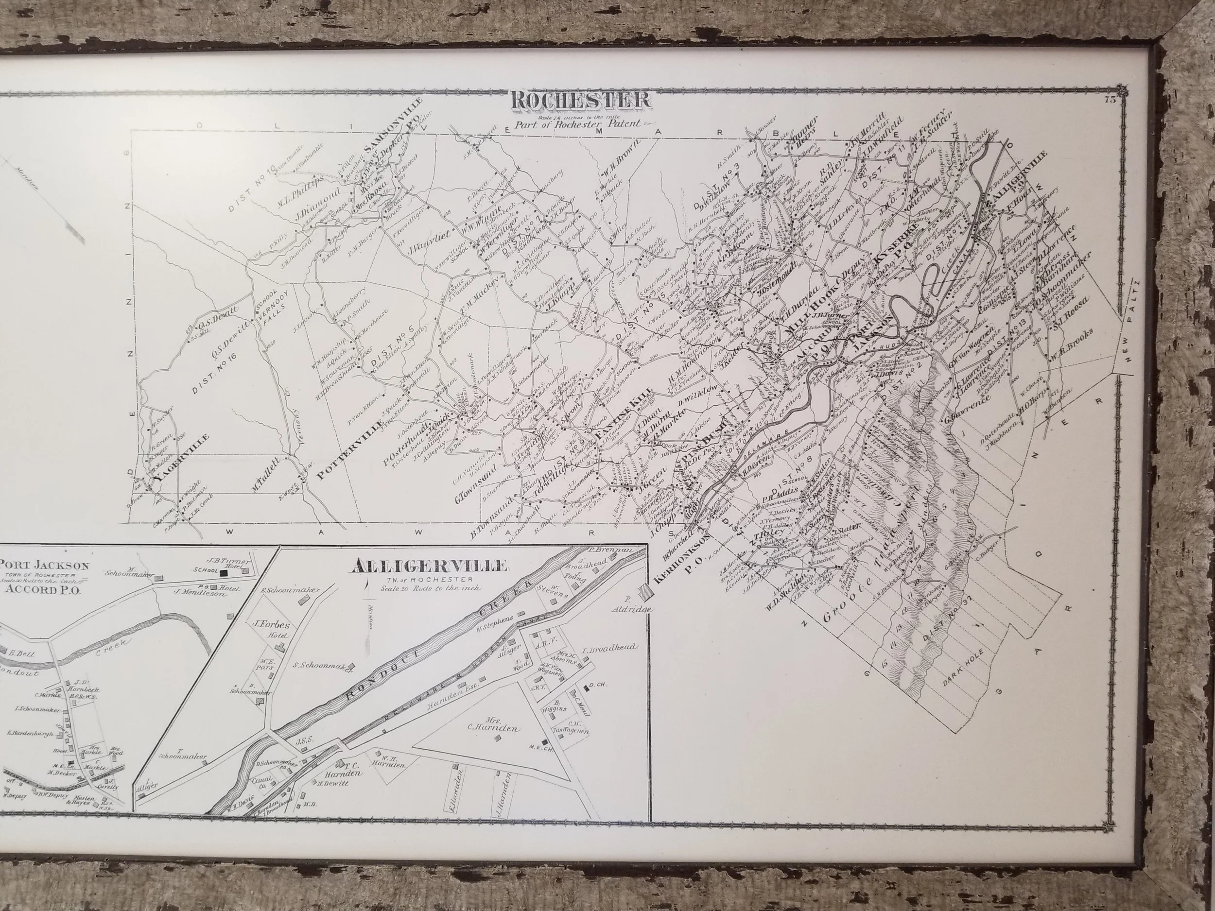 Map of Town of Rochester