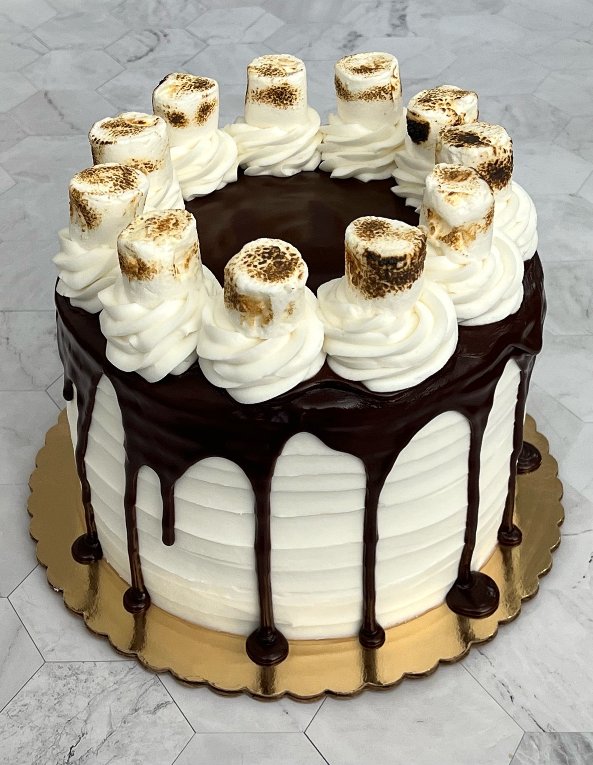 S’MORE - chocolate cake, marshmallow buttercream 