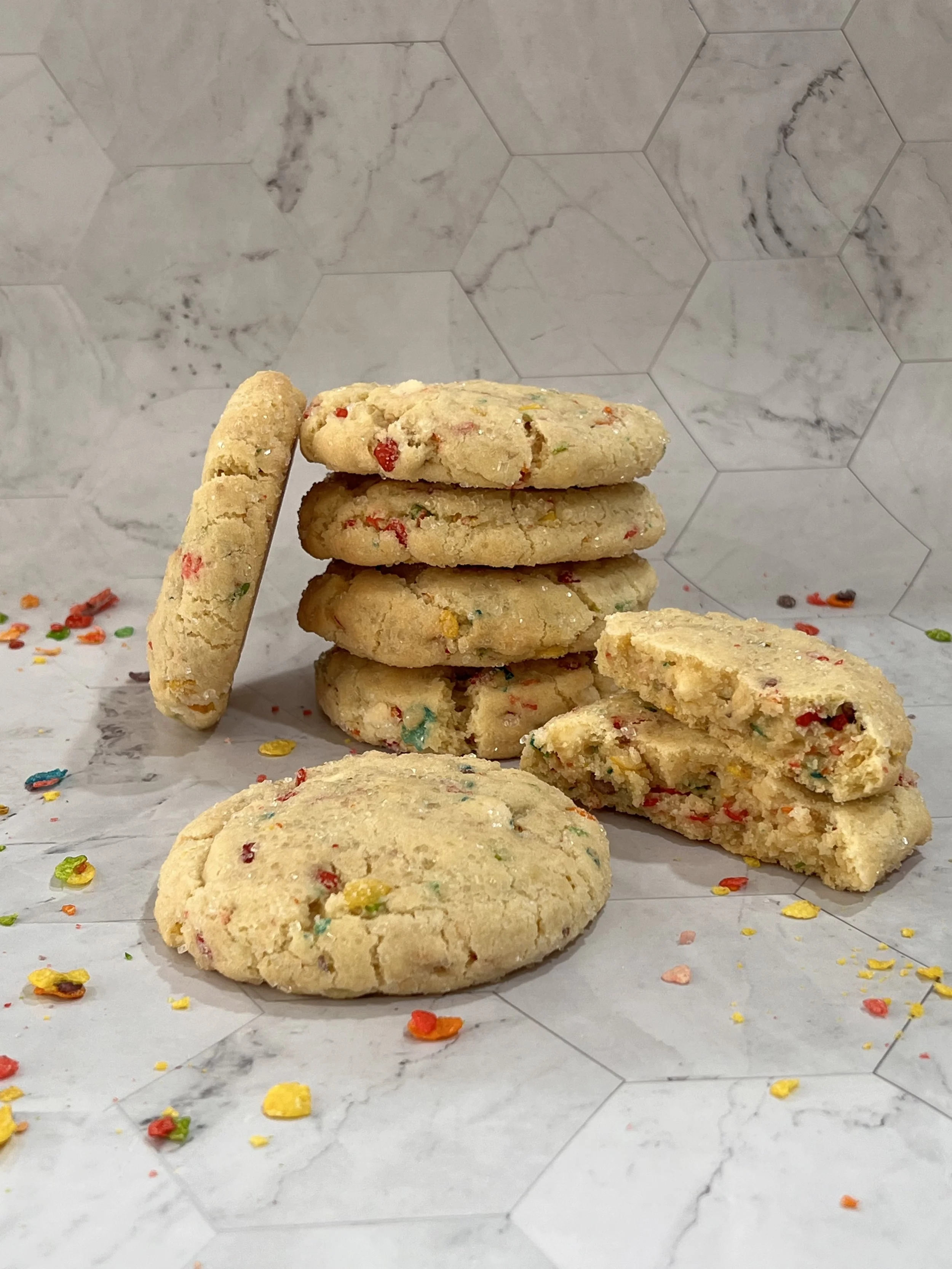 Fruity Pebble Sugar Cookie
