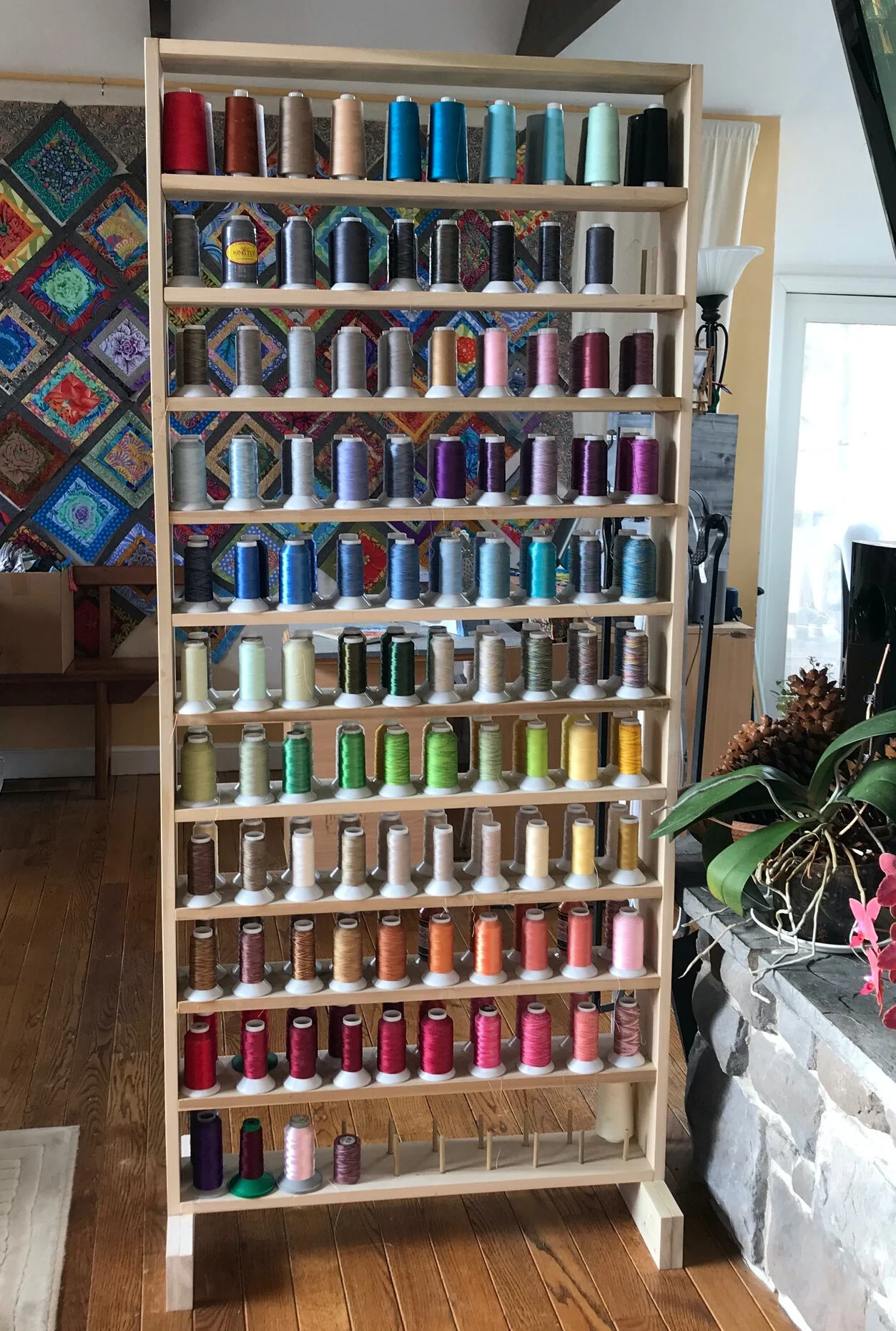 Silver Forest Thread Rack Digital Pattern