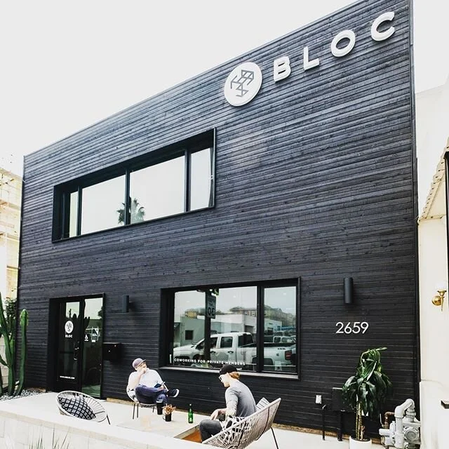 3-5 person private office coming available @blocsd Carlsbad Village. On the vibrant State Street, next to train station, two blocks from beach and best of all... next door to @lejeuneetjolie !! DM if interested.