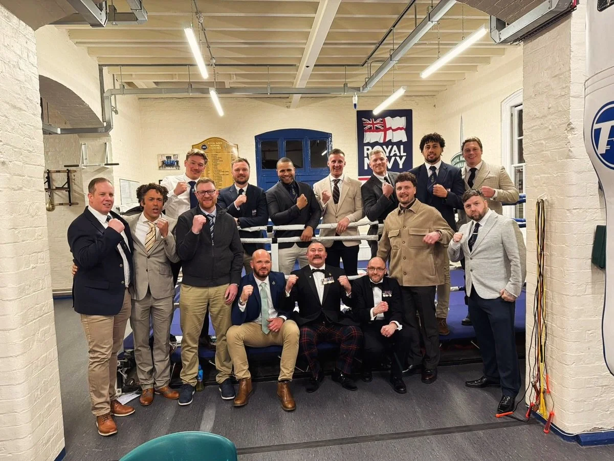 N A V Y  P U G I L I S T S 
-
A few weeks ago it was great going to HMS Nelson to watch the combines services boxing finals. Awesome to see some old faces and meet new ones. 
-
#boxing #amateurboxing #navy #royalmarines #veterans