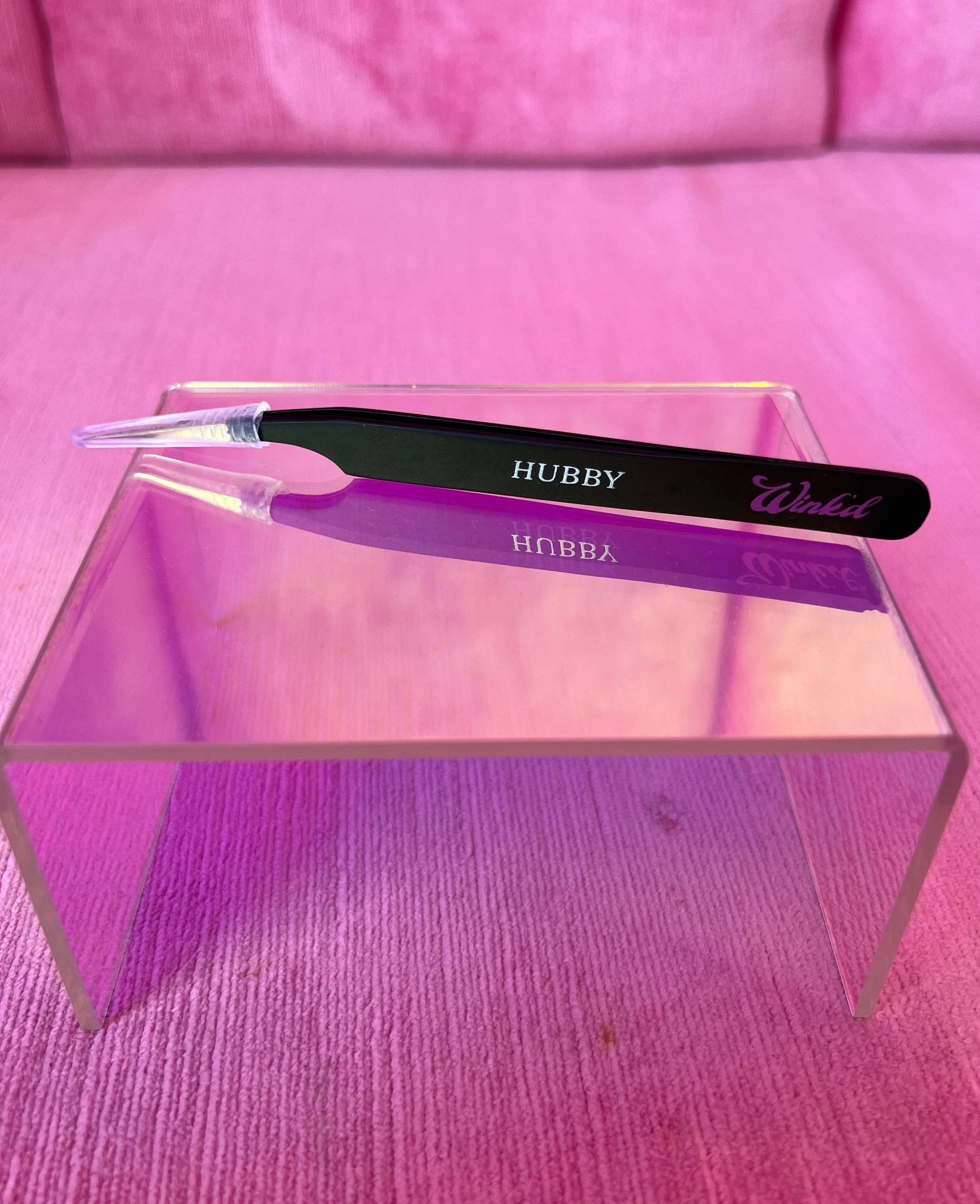 HUBBY- ANGLED STRAIGHT TWEEZER