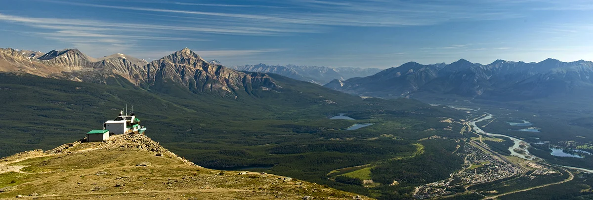 View from the Jasper Sky Tram