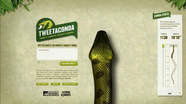 Denver Science Museum-Tweetaconda
