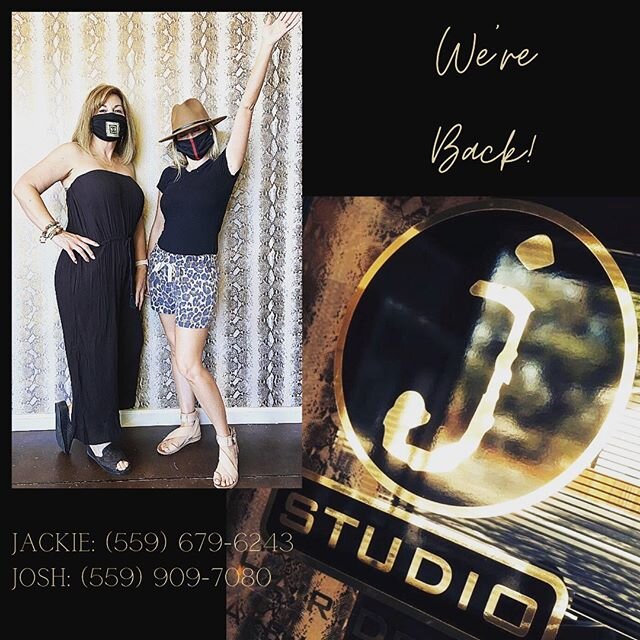 We are excited to announce that we are officially back in business!!!
#jstudio559 #enviebeautybar #postquarantine #maskedandready #itsofficial #backatit #smallbusinessstrong