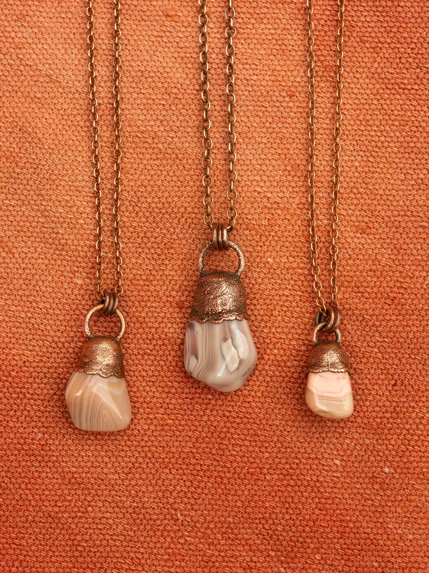 BOTSWANA AGATE NECKLACE