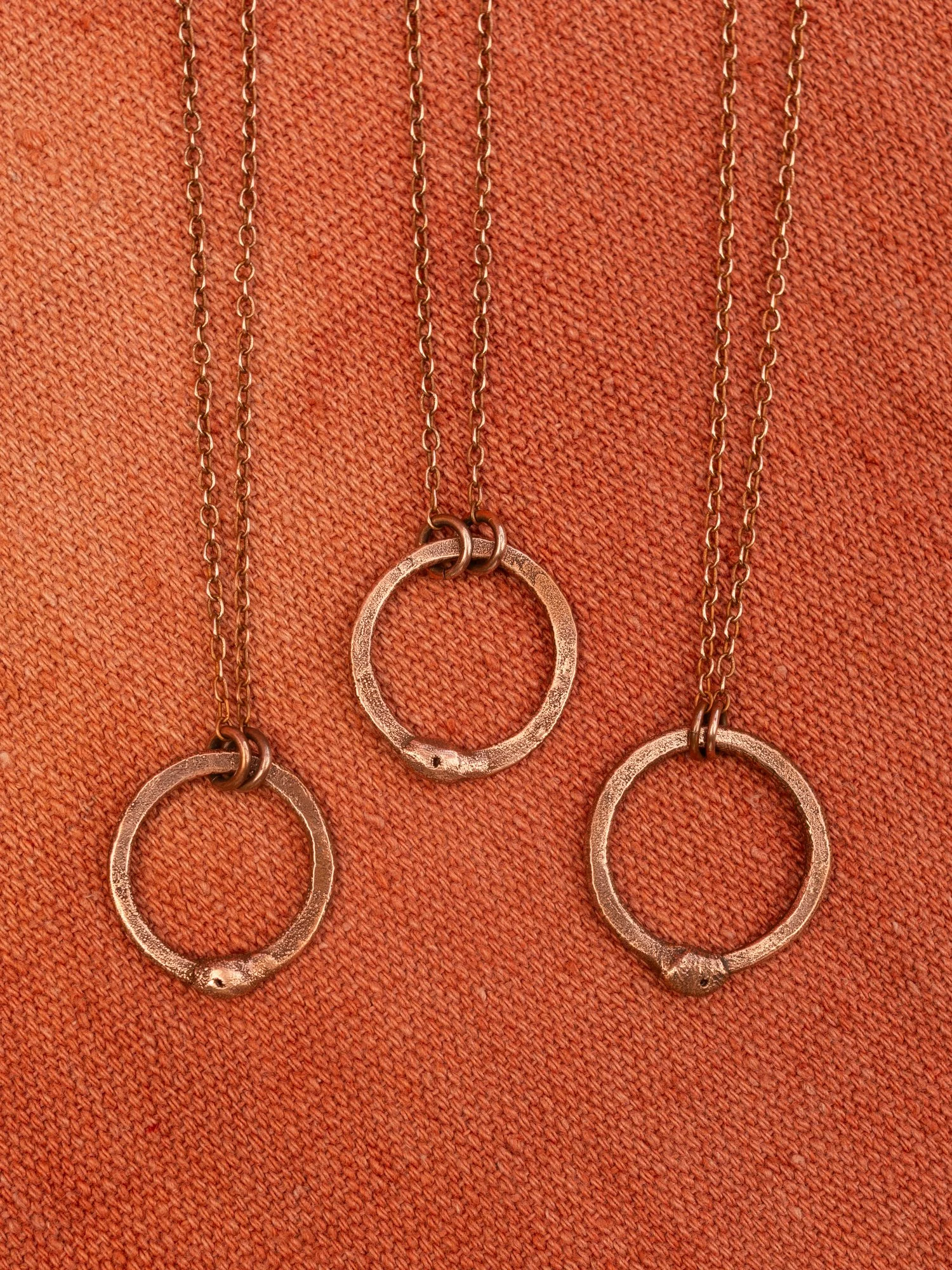 COPPER SNAKE NECKLACE