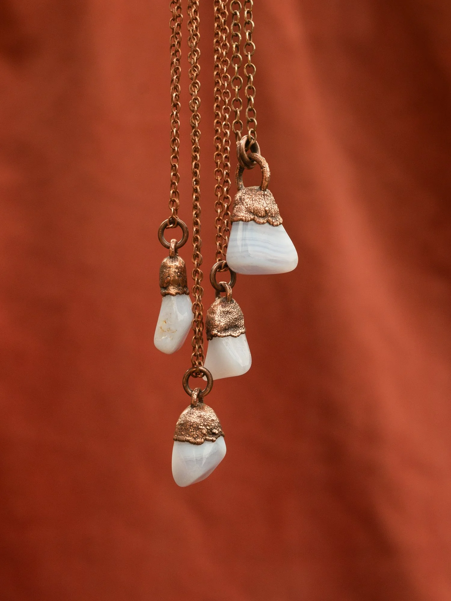 BLUE LACE AGATE NECKLACE