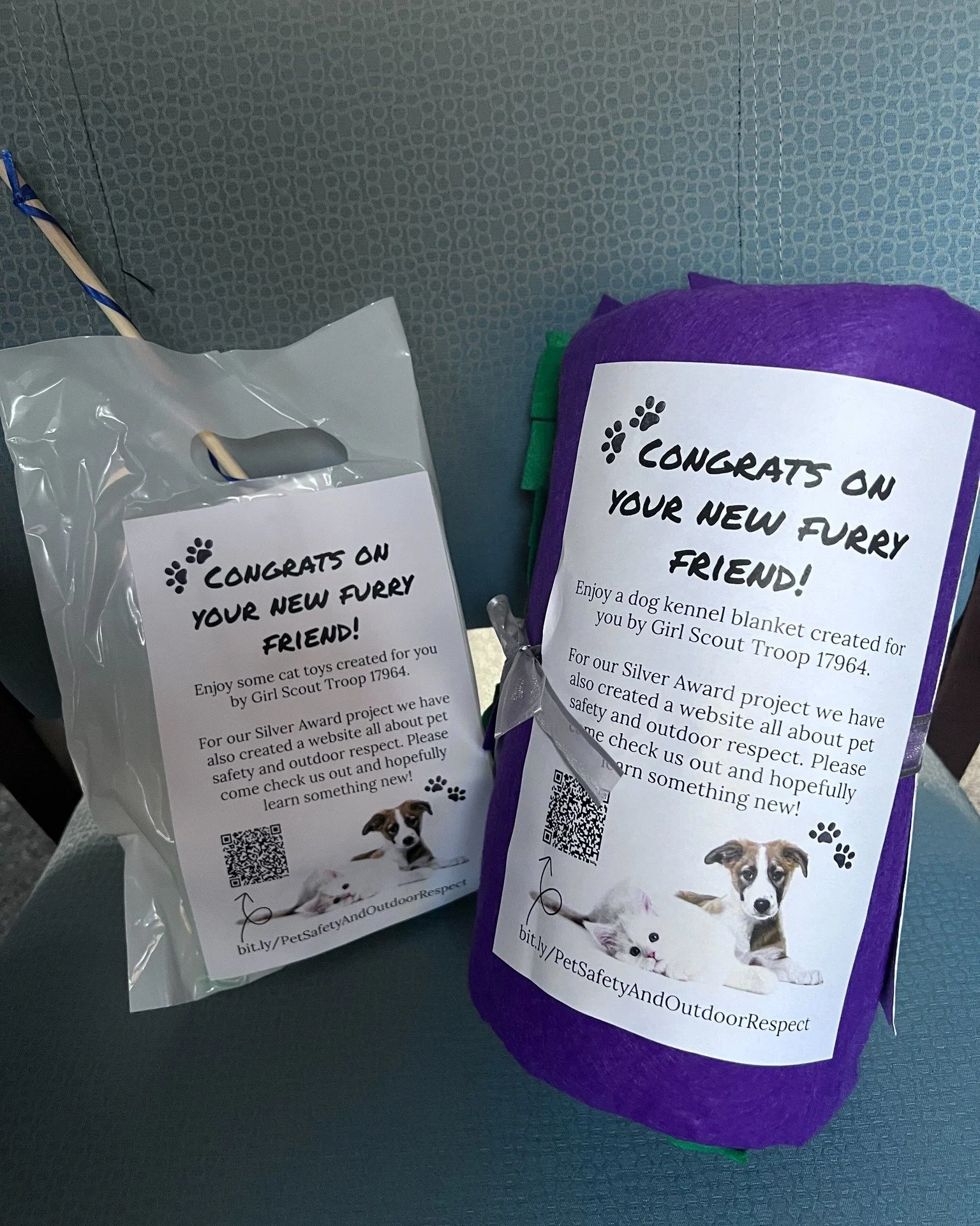 This amazing troop donated cozy blankets and fun toys for our animals to take home with their new families &mdash; helping make each adoption even more special. 🐶🐱

They didn&rsquo;t stop there! The Scouts also created educational webpages to teach