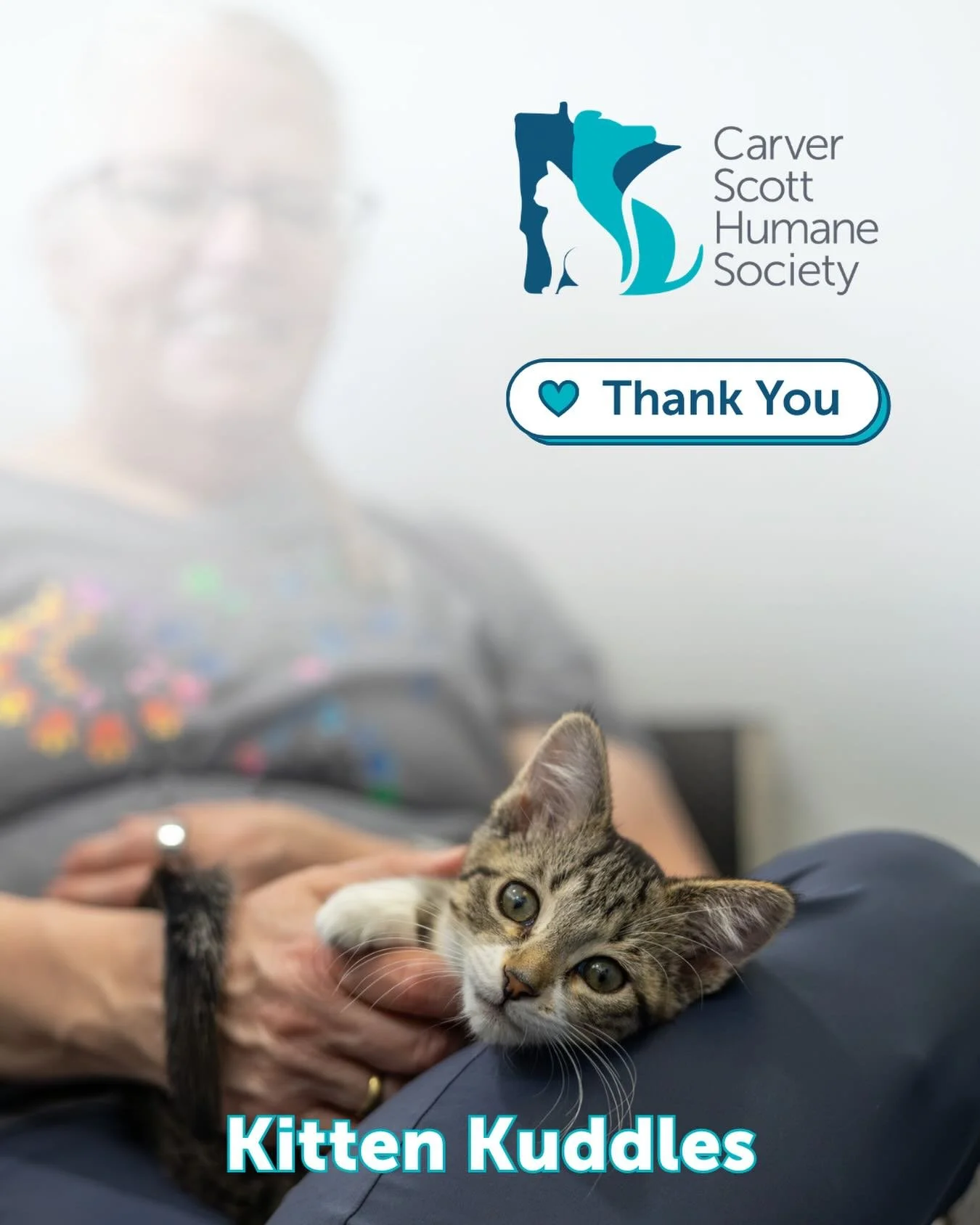 Our hearts (and laps) are full! 🐱 Thank you to everyone who came out to our Kitten Kuddles fundraiser today at Carver Scott Humane Society! Your support and donations mean the world to our feline residents. 🐾🤍

#ThankYou #KittenKuddles #CarverScot