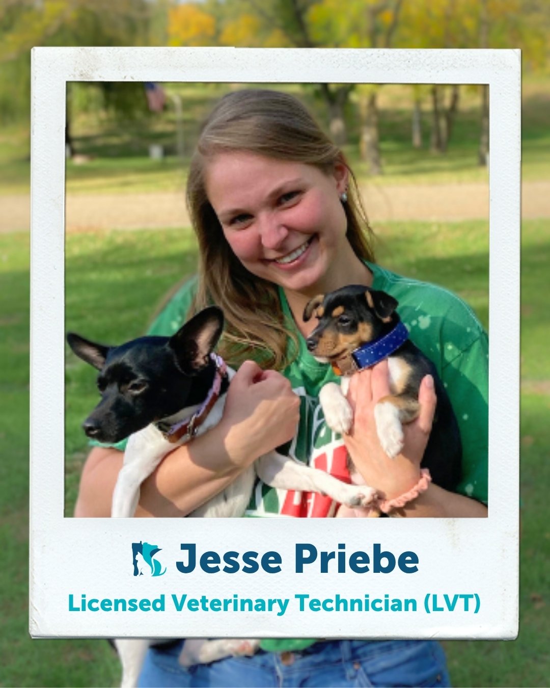 Big news for our team and animals! 🐾

Today, we are incredibly proud to celebrate our amazing Animal Wellness Supervisor, Jesse, who is officially a Licensed Veterinary Technician (LVT)!

This comes at a historic moment for our entire state. As of J