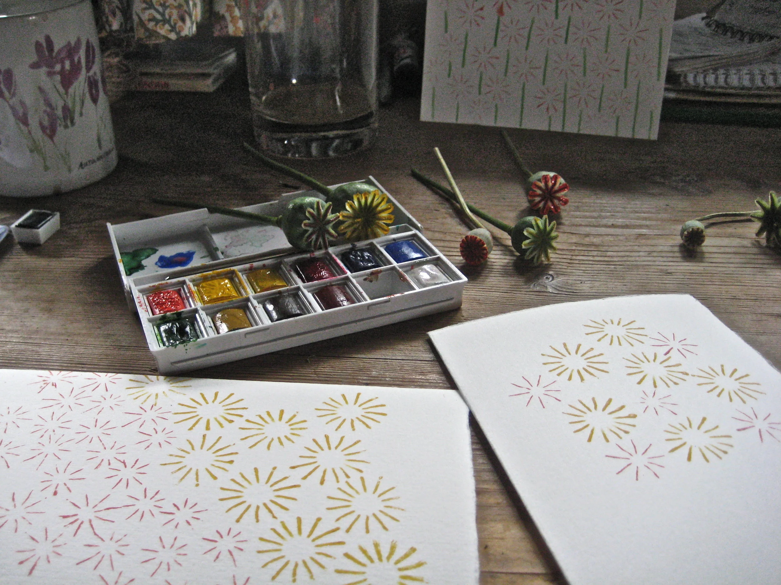 Pressed Poppies
