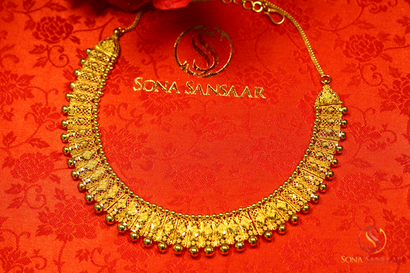 Traditional Designer Choker Necklace Set 