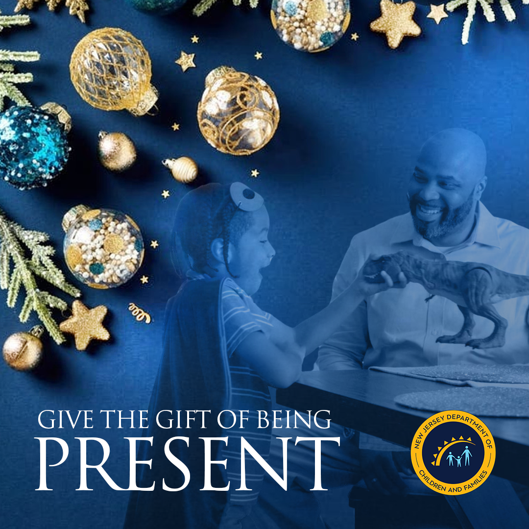 Give the Gift of Being Present DCF graphic