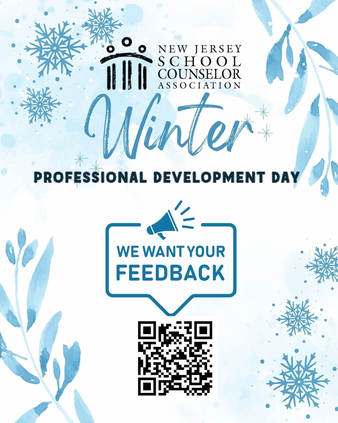 Winter PD feedback flyer