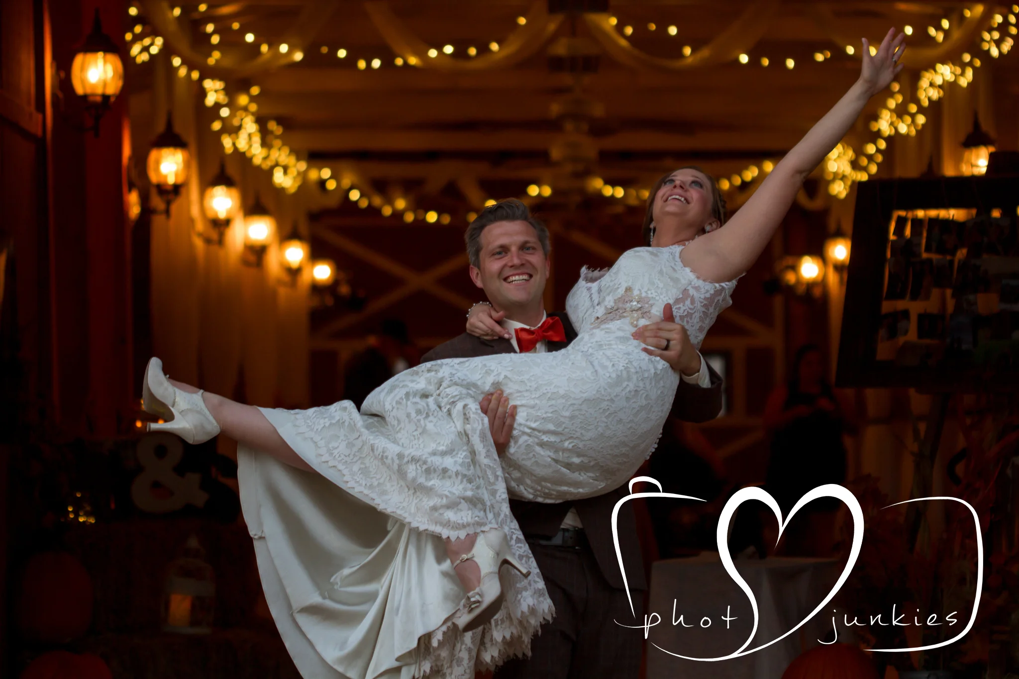 And with that it was off the reception ! 