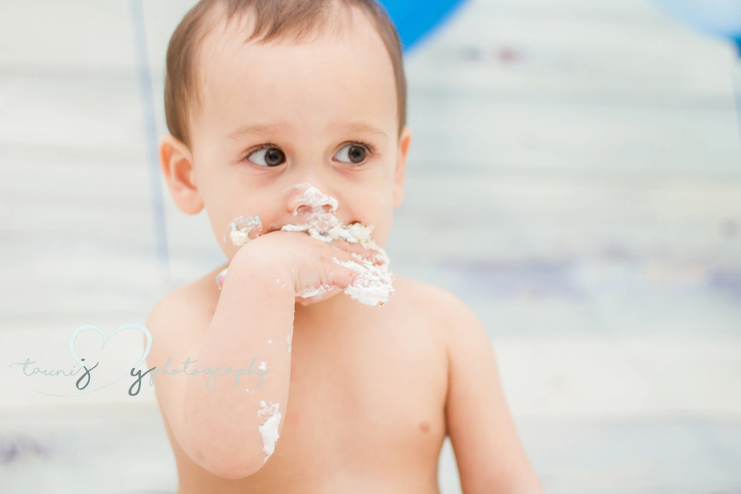 Cake smash photographer north austin