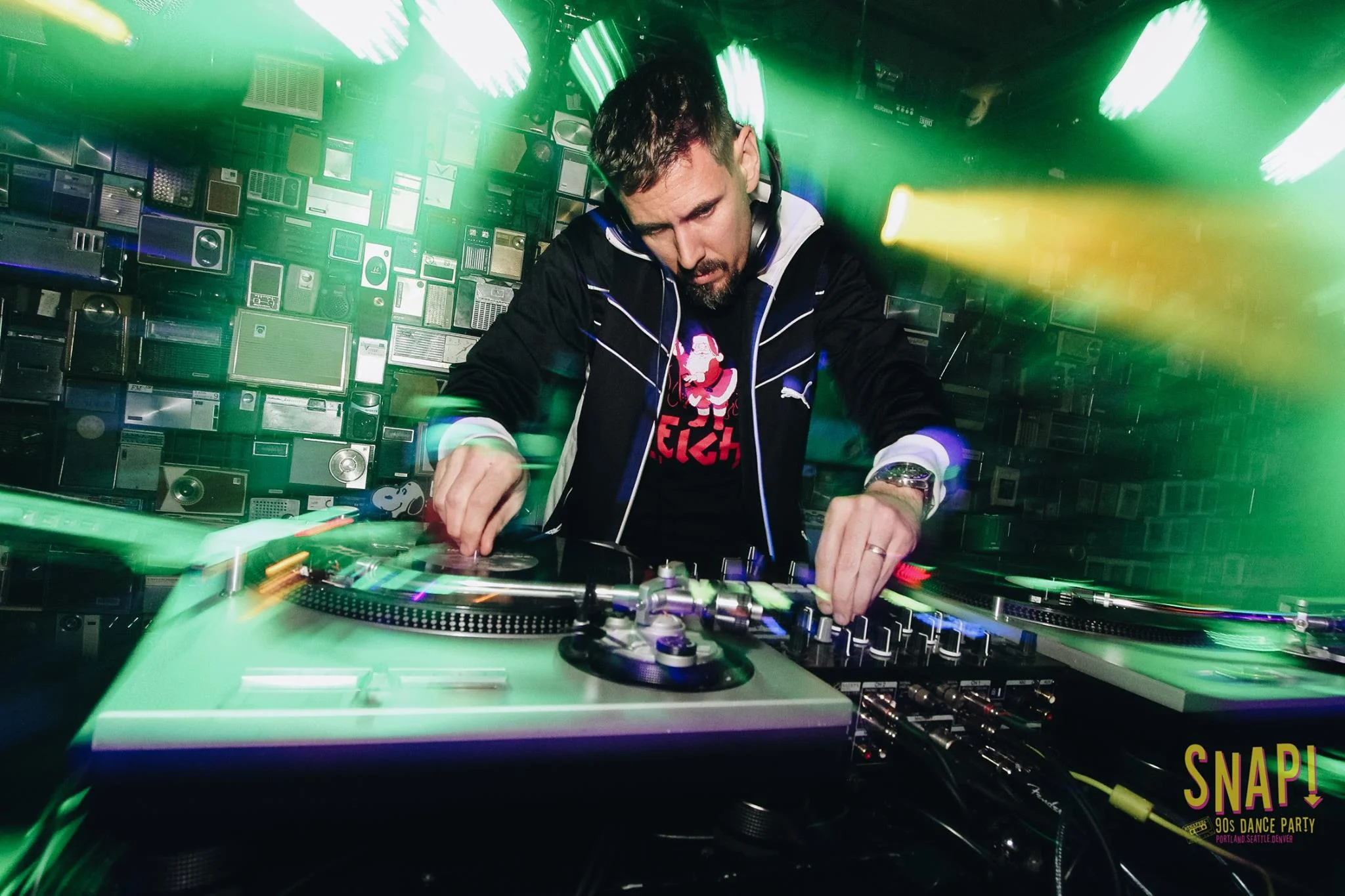 Garth Geisler Hi I’m Garth. I don’t like writing in 3rd person. I do like records. I have lots of ‘em. Like thousands and thousands. I like DJing. I’ve done it for 20 years. My current DJ crew SNAP! Denver DJs have been owning the dance floor since 2014. Do yourself a favor and check us out ASAP!