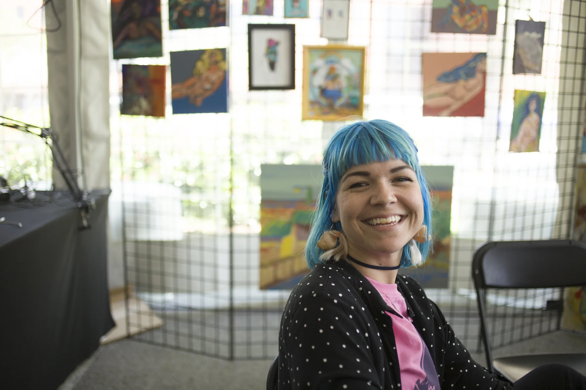 Local artist Alecia Buckles