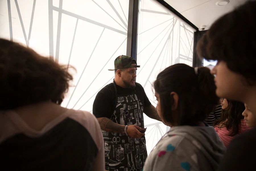 Chuy the Barber Welcomed As Porch On TAP Artist In Residence