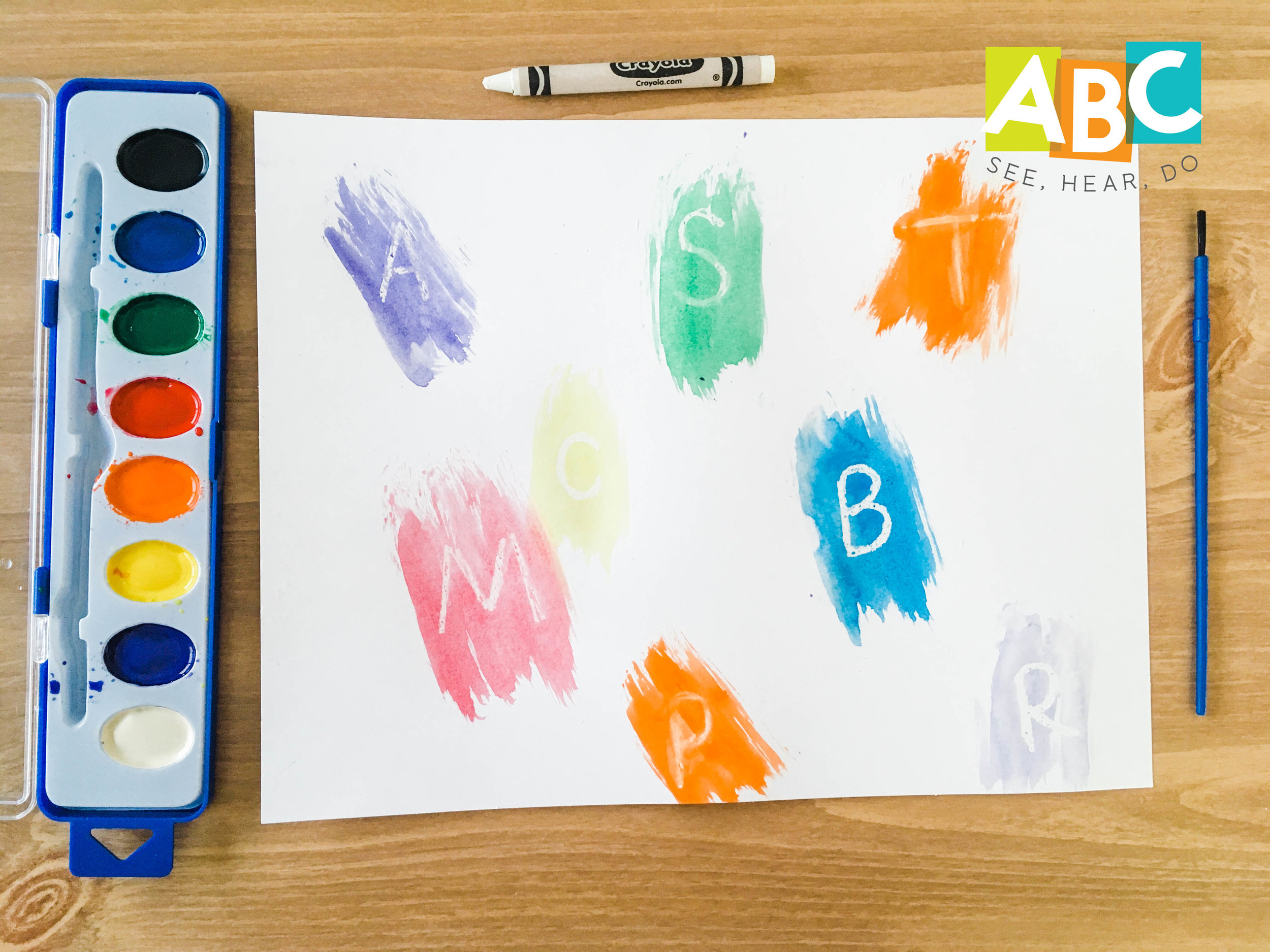 ABCs Learning with Watercolor Painting for Kids 