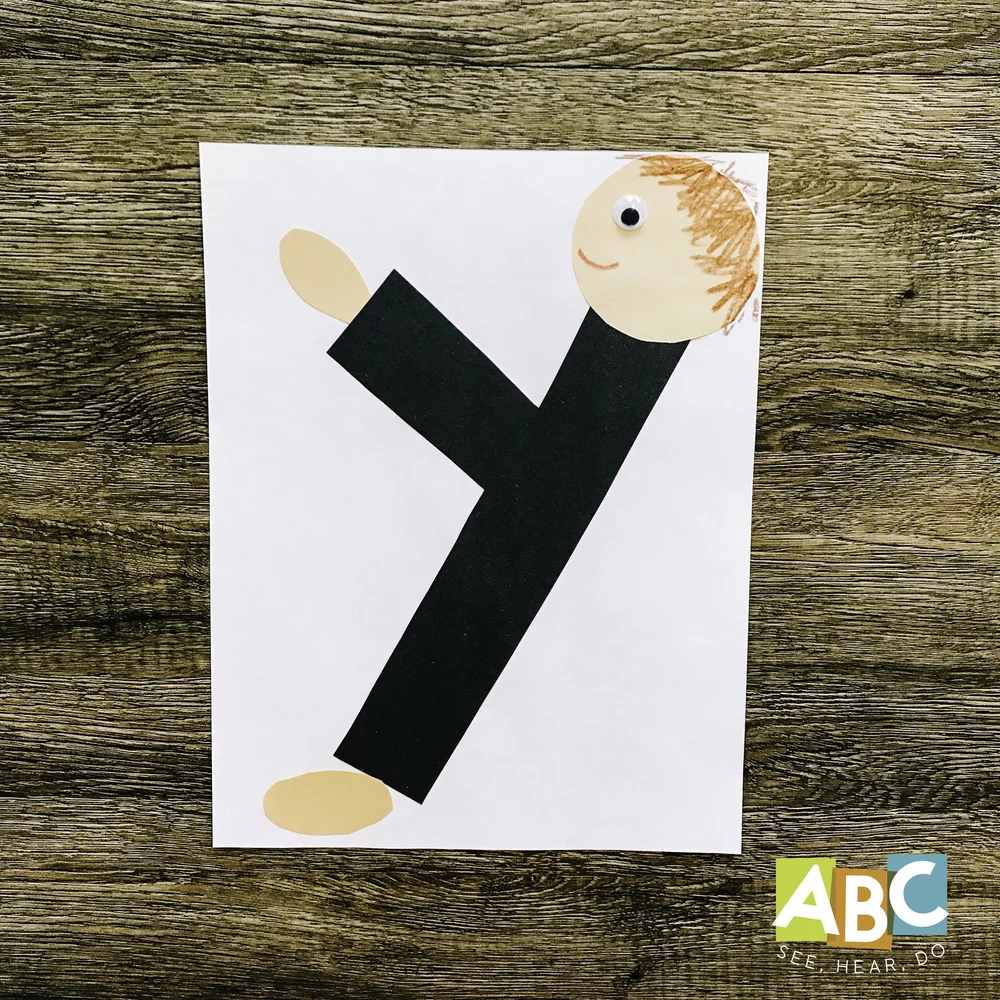 picture Y Is For Craft letter y blog abc see hear do