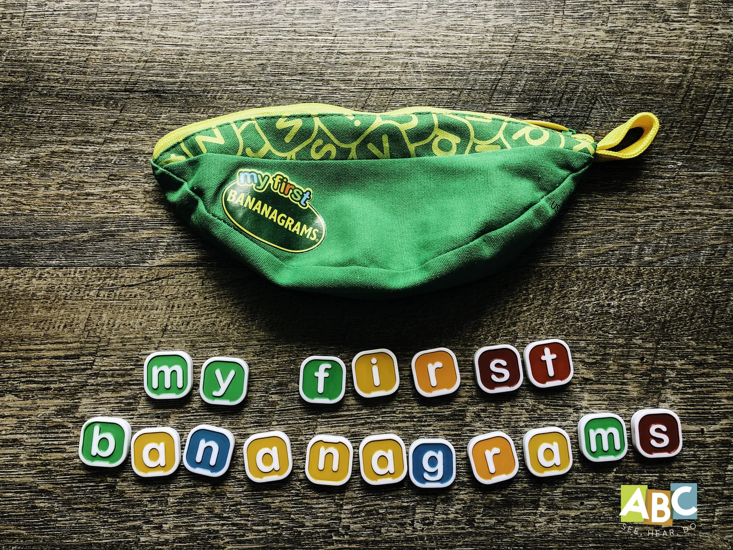 Ten Ways to use My First Bananagrams™ — ABC See, Hear, Do
