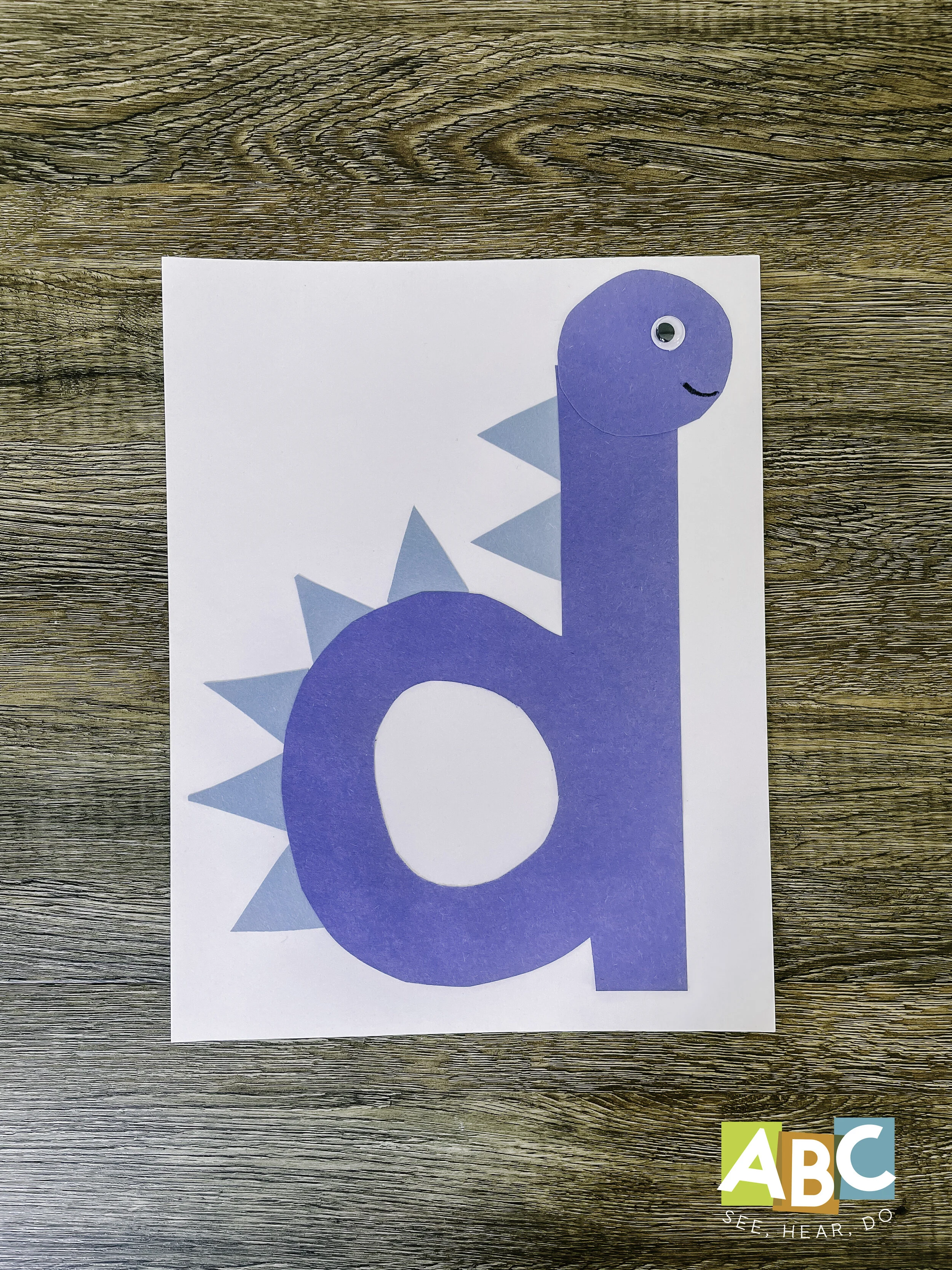 Letter d lowercase | Discover, Craft, Learn — ABC See, Hear, Do