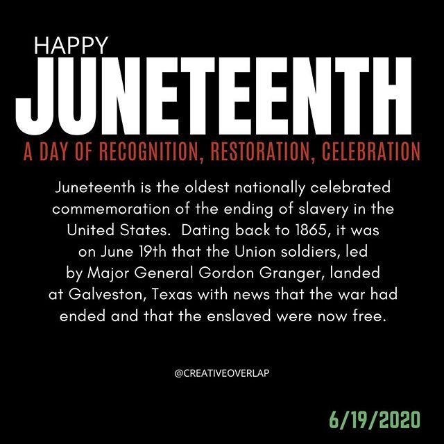 But the work continues... #JUNEteenth #FreedomDay #JubileeDay #LiberationDay #BLM #beanally #dismantelwhitesupremeacy #restoration