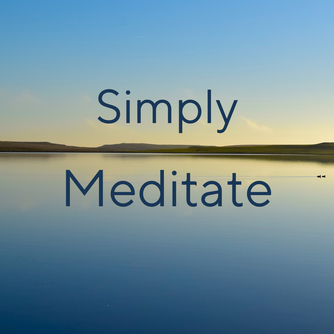 Simply Meditate - Wednesday 11:00 - 11:20 