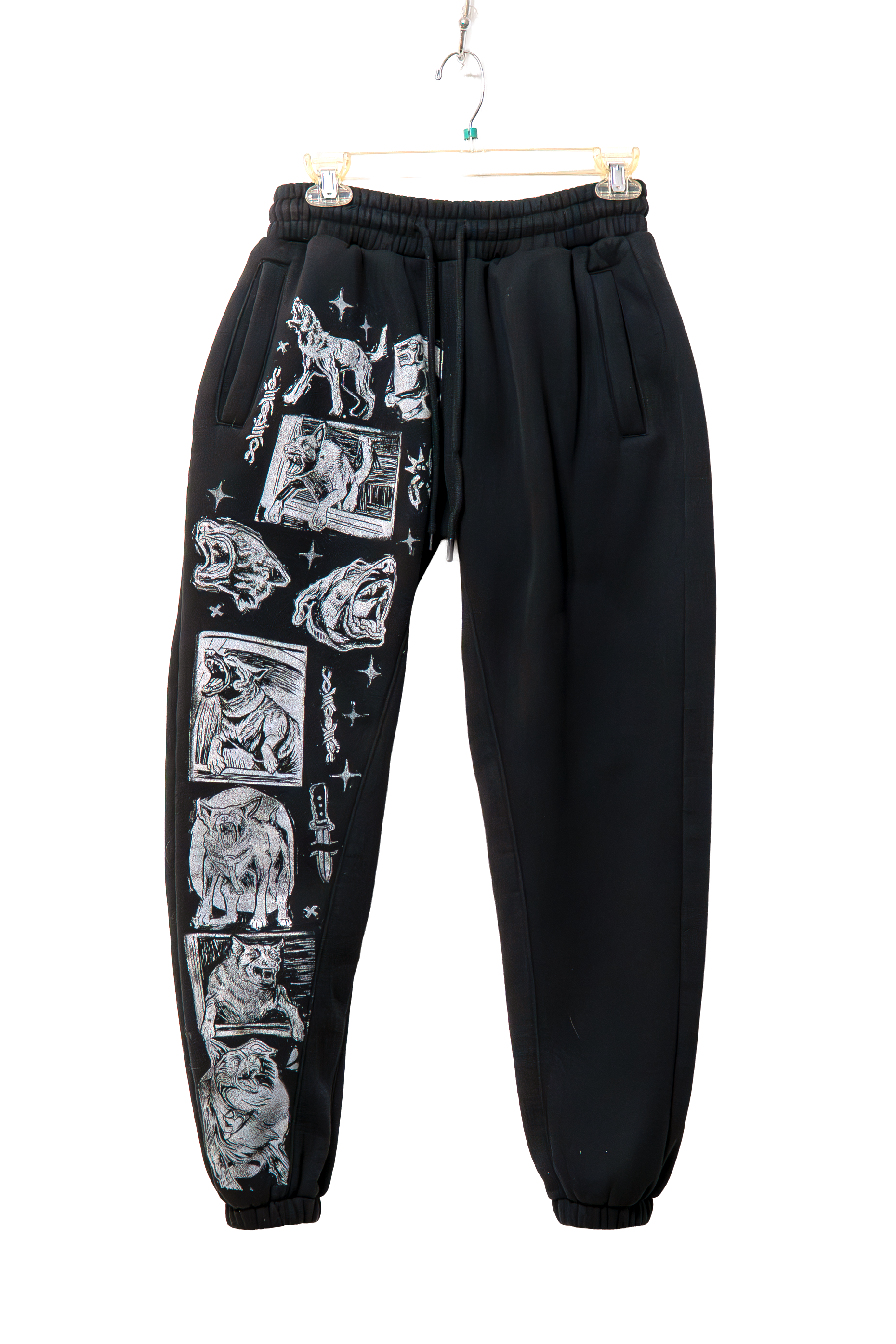 BiteyDog Hand Printed Sweatpants (PREORDER)